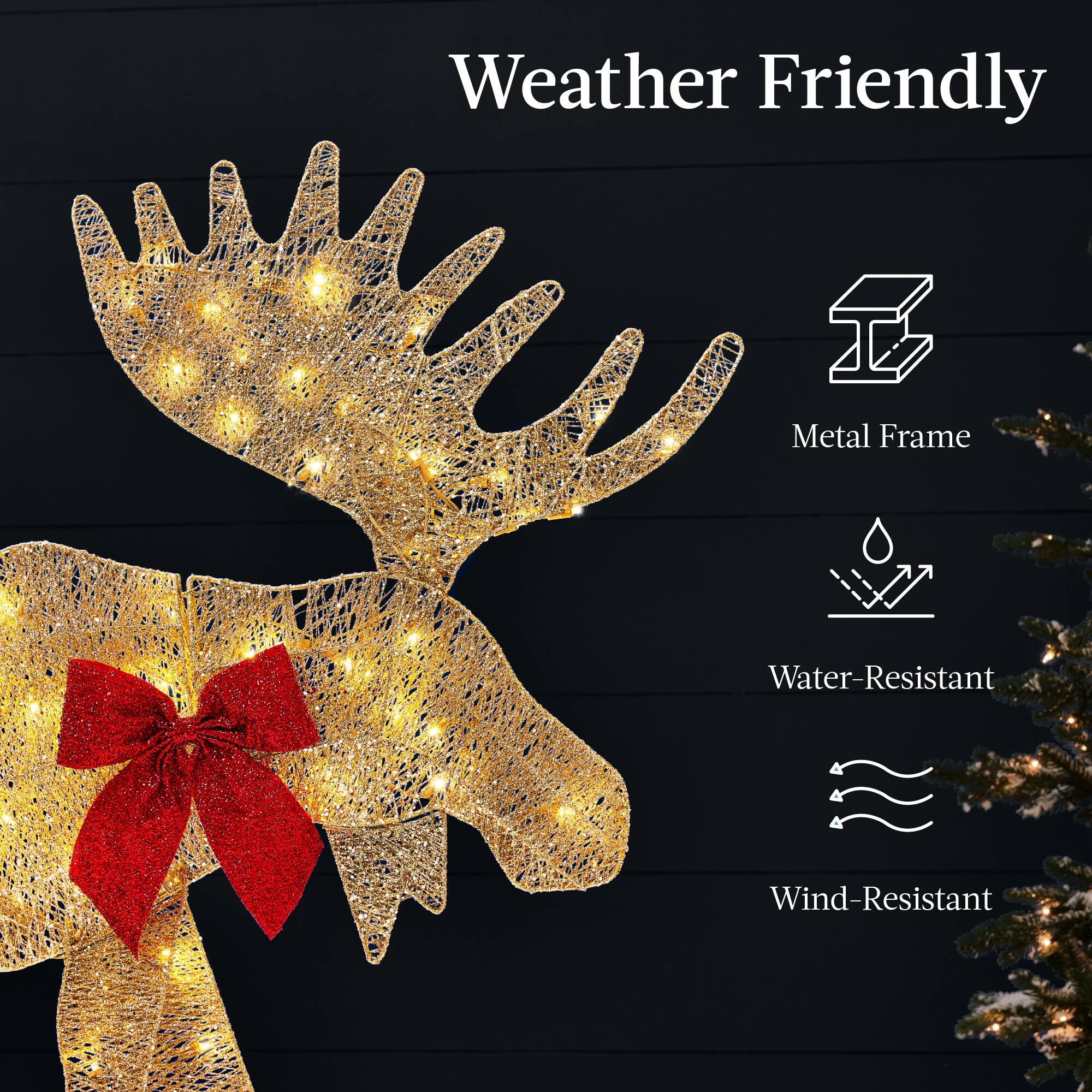 Weather Friendly

- Metal Frame
- Water-Resistant
- Wind-Resistant