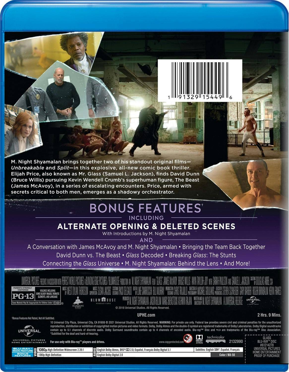 Back. Glass (Blu-ray New Box Art) [Blu-ray].