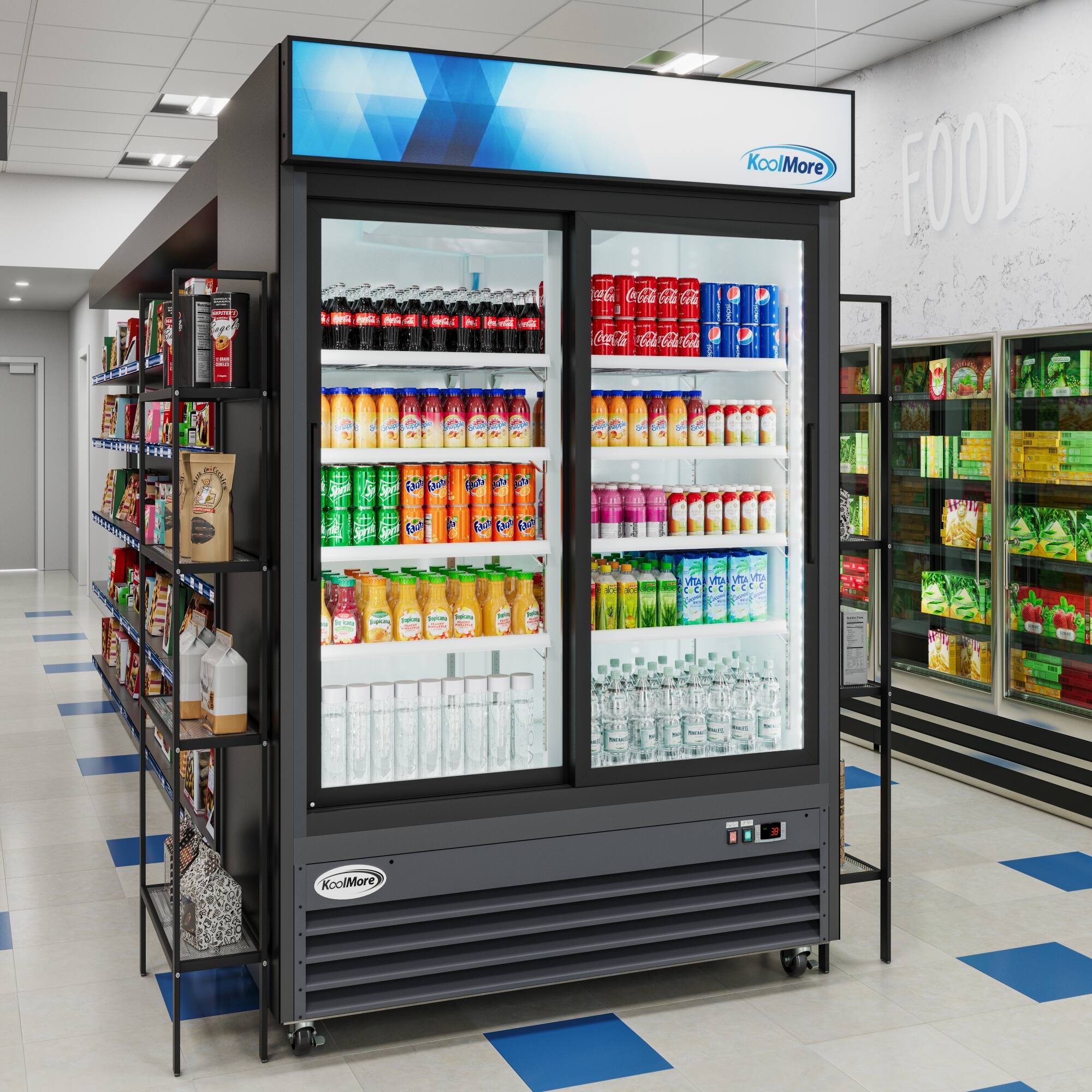 The text on the image is: "KoolMore FOOD".