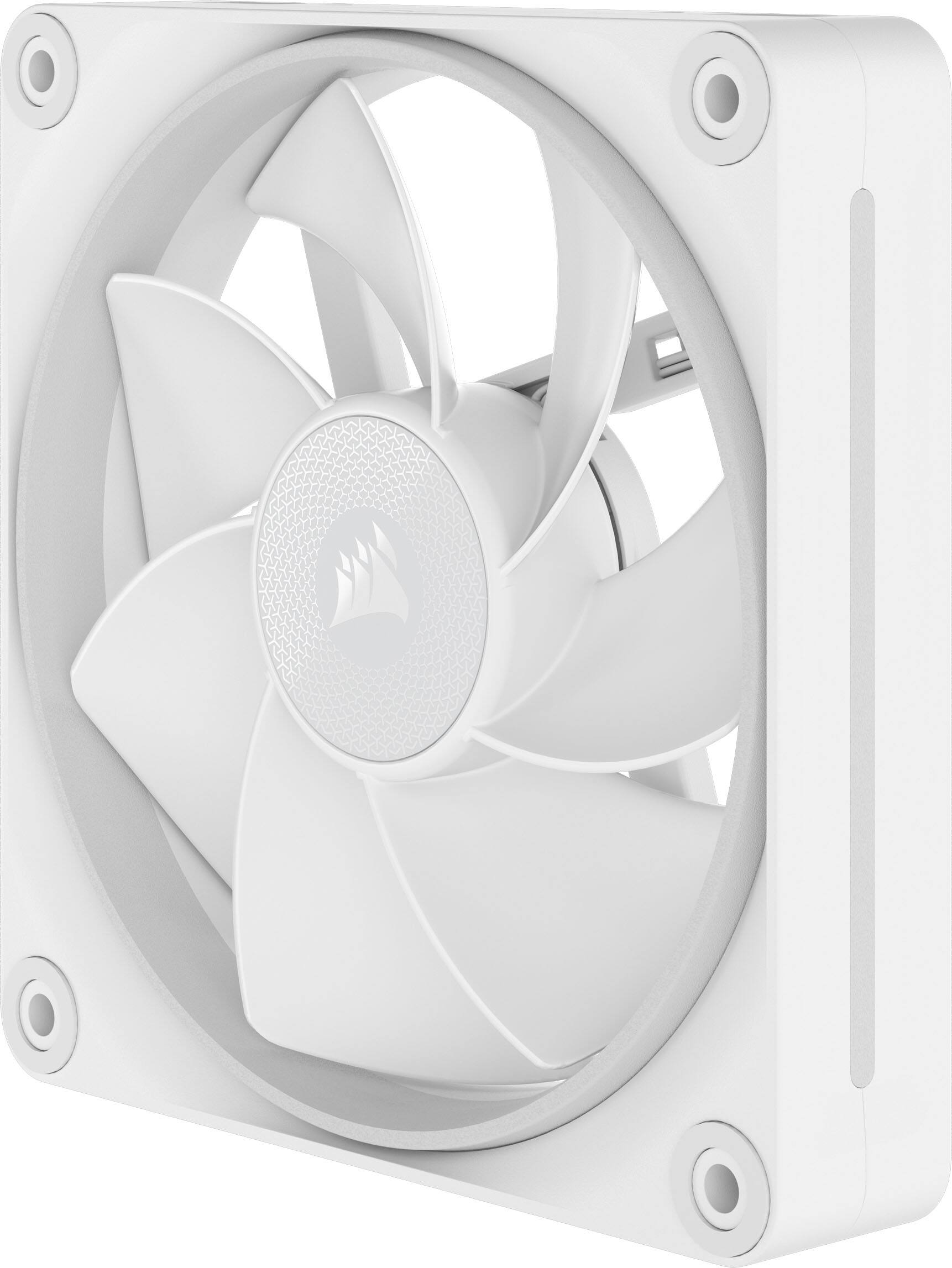 Alt View 22. CORSAIR - iCUE LINK LX120-R RGB 120mm PWM Reverse Blade Computer Case Expansion Fan - White.