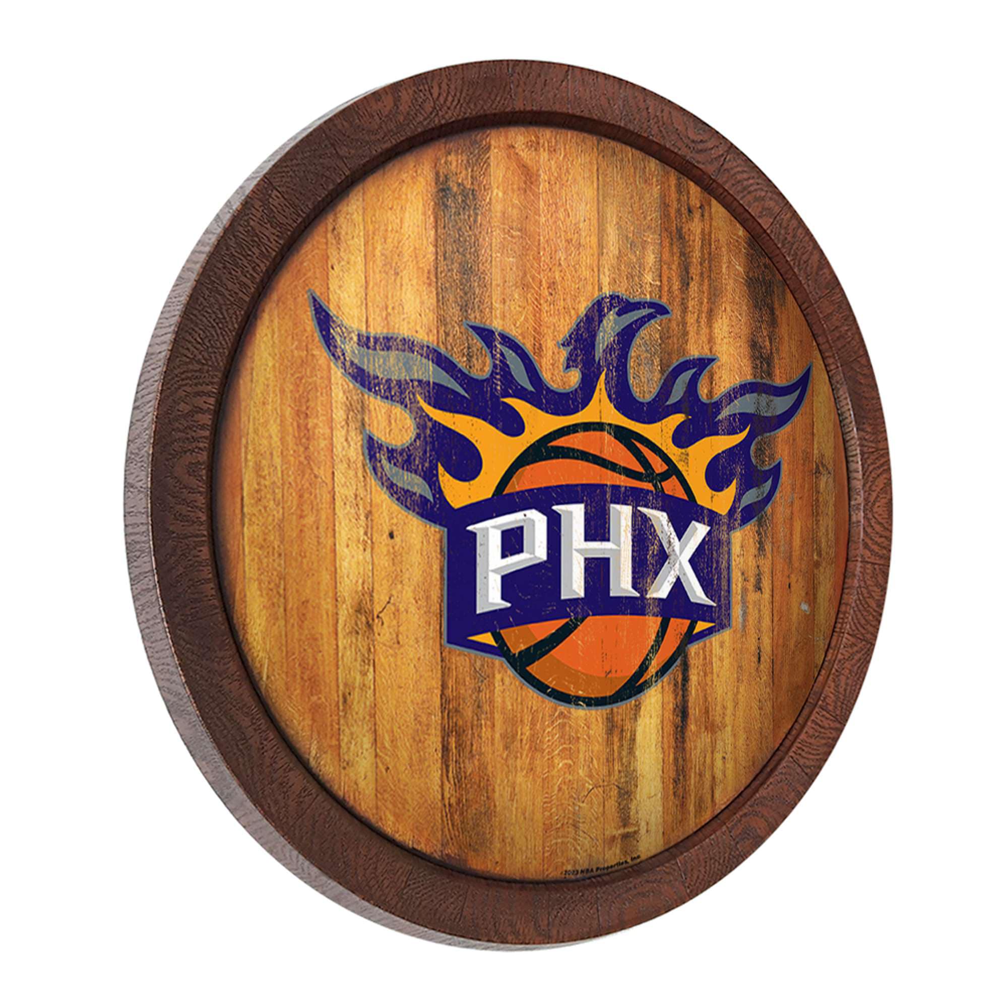 Alt View 1. The Fan-Brand - Phoenix Suns 20.25'' Faux Barrel Top Sign - Multicolor.