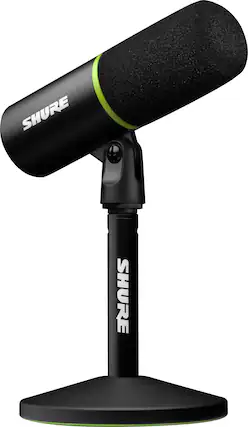 Shure - MV6 USB Gaming Microphone - Black