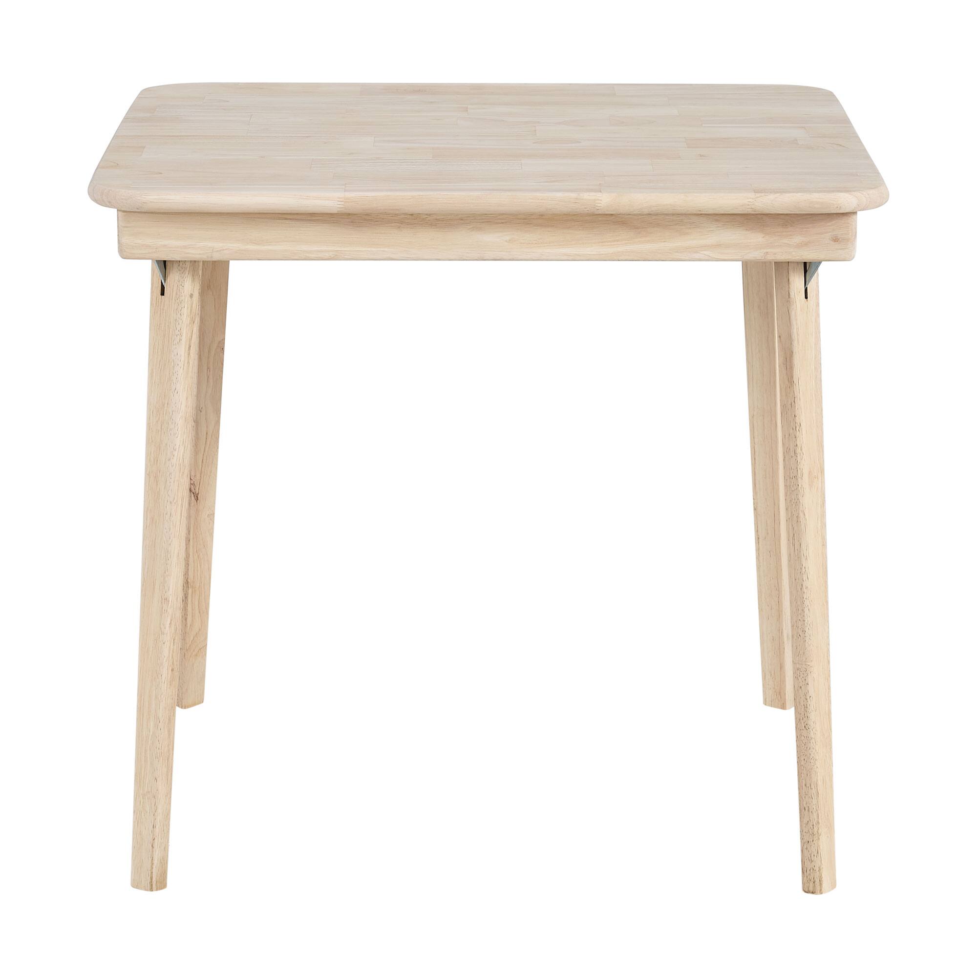 Alt View 7. Stakmore - Stakmore Classic Straight Edge Solid Wood Folding Card Table, Unfinished Frame - Unfinished.