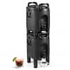 Front. Costway - Costway 2.6 Gal Insulated Beverage Dispensers Set of 2 with Handles & Two-Stage Faucet - Black.