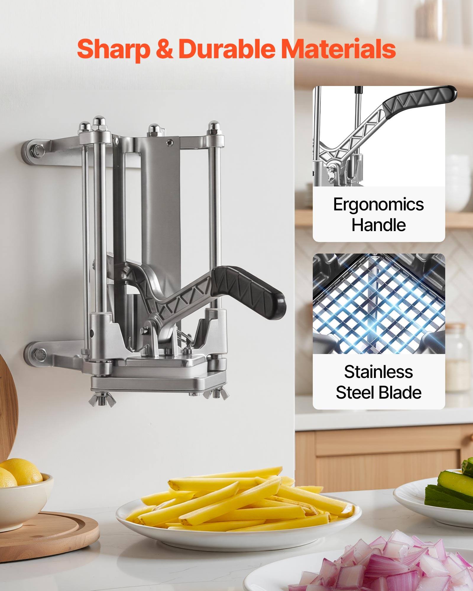 Sharp & Durable Materials  
Ergonomics Handle  
Stainless Steel Blade