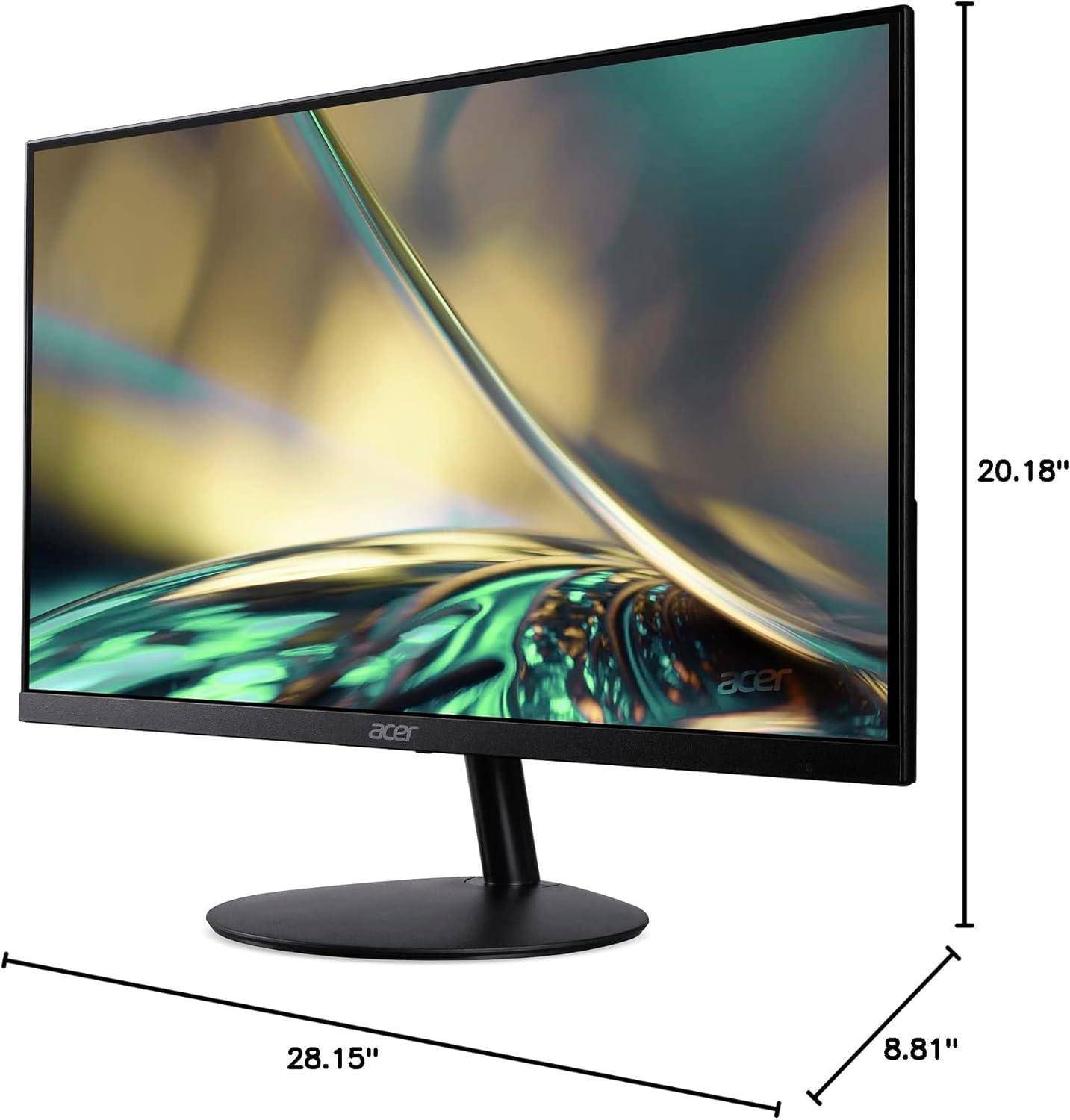 The corrected text is: 20.18" x 28.15" x 8.81"