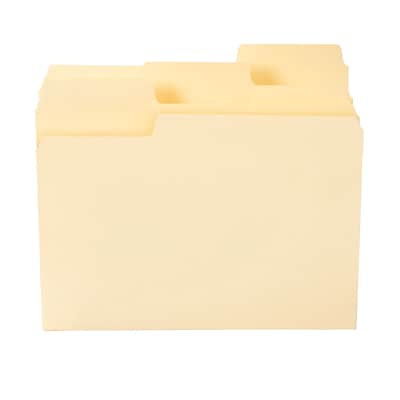 Alt View 6. Smead -  SuperTab File Folder, 1/3-Cut Tab, Letter Size, Manila, 100/Box  - Manila.