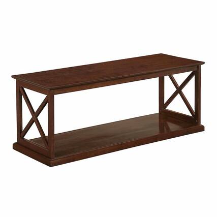 Front. Convenience Concepts - Coventry Coffee Table with Shelf - Espresso.