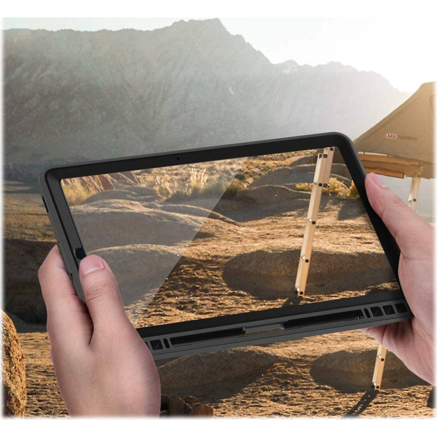 Alt View 12. SaharaCase - Defense Series Case for Samsung Galaxy Tab S6 Lite (2020-2024) - Black.