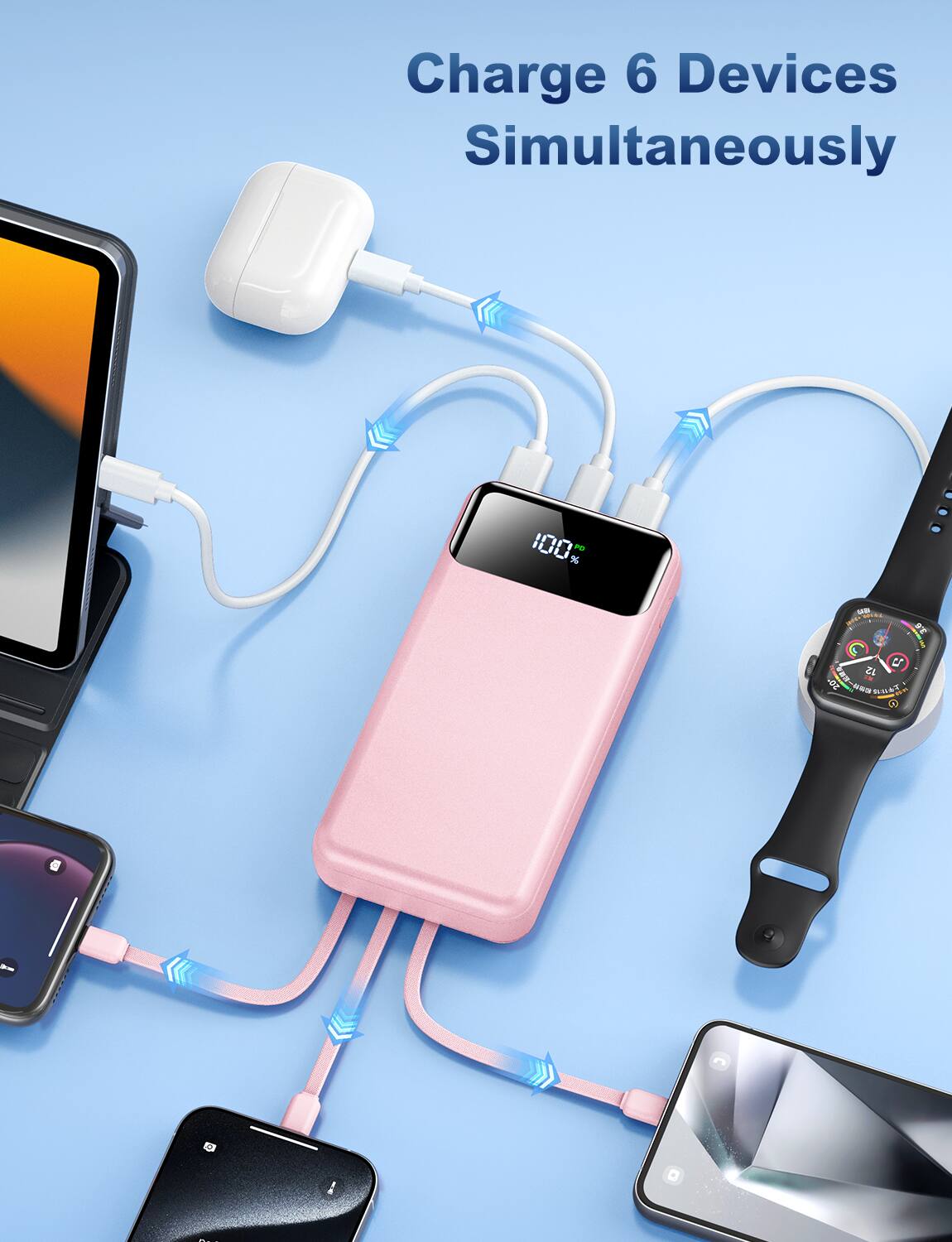 Charge 6 Devices Simultaneously