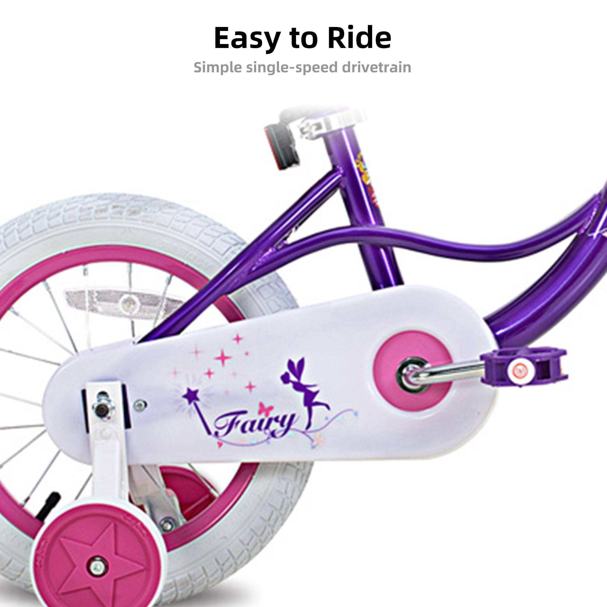 Easy to Ride  
Simple single-speed drivetrain