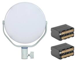 NANLITE - miro 30C 30W RGBW LED Panel Light, Mint Blue, w/2x NP-F970 Battery