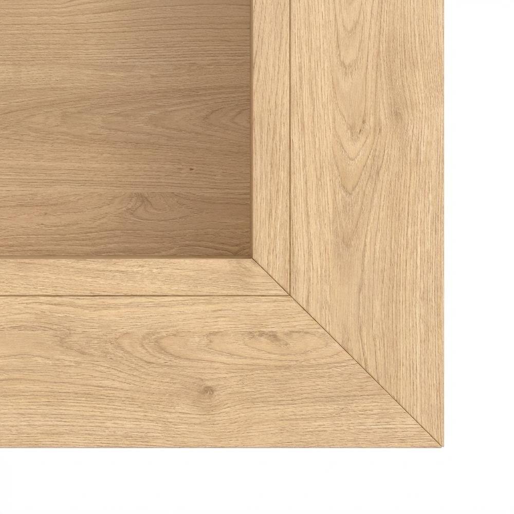 Alt View 2. FurniFact - Modern 2-Drawer Computer Desk for Home Office or Study Table - Brown.