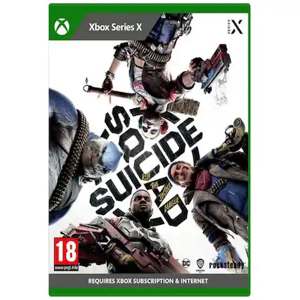 Xbox Series X
Suicide Squad: Kill the Justice League
18
www.pegi.info
REQUIRES XBOX SUBSCRIPTION & INTERNET - M (Mature 17+)