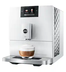JURA - C9 Fully Automatic Coffee Machine (Piano White) - Black