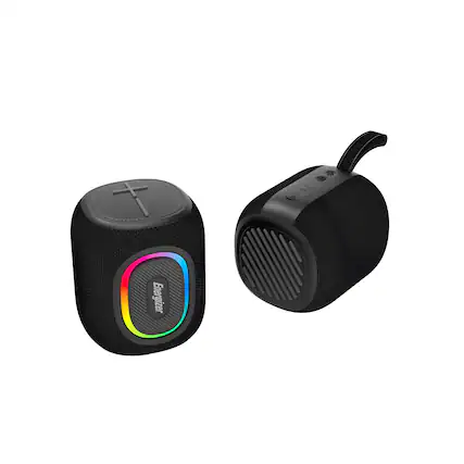 Front. Energizer - Portable Bluetooth Speaker with Power Bank BTS081 - Black.