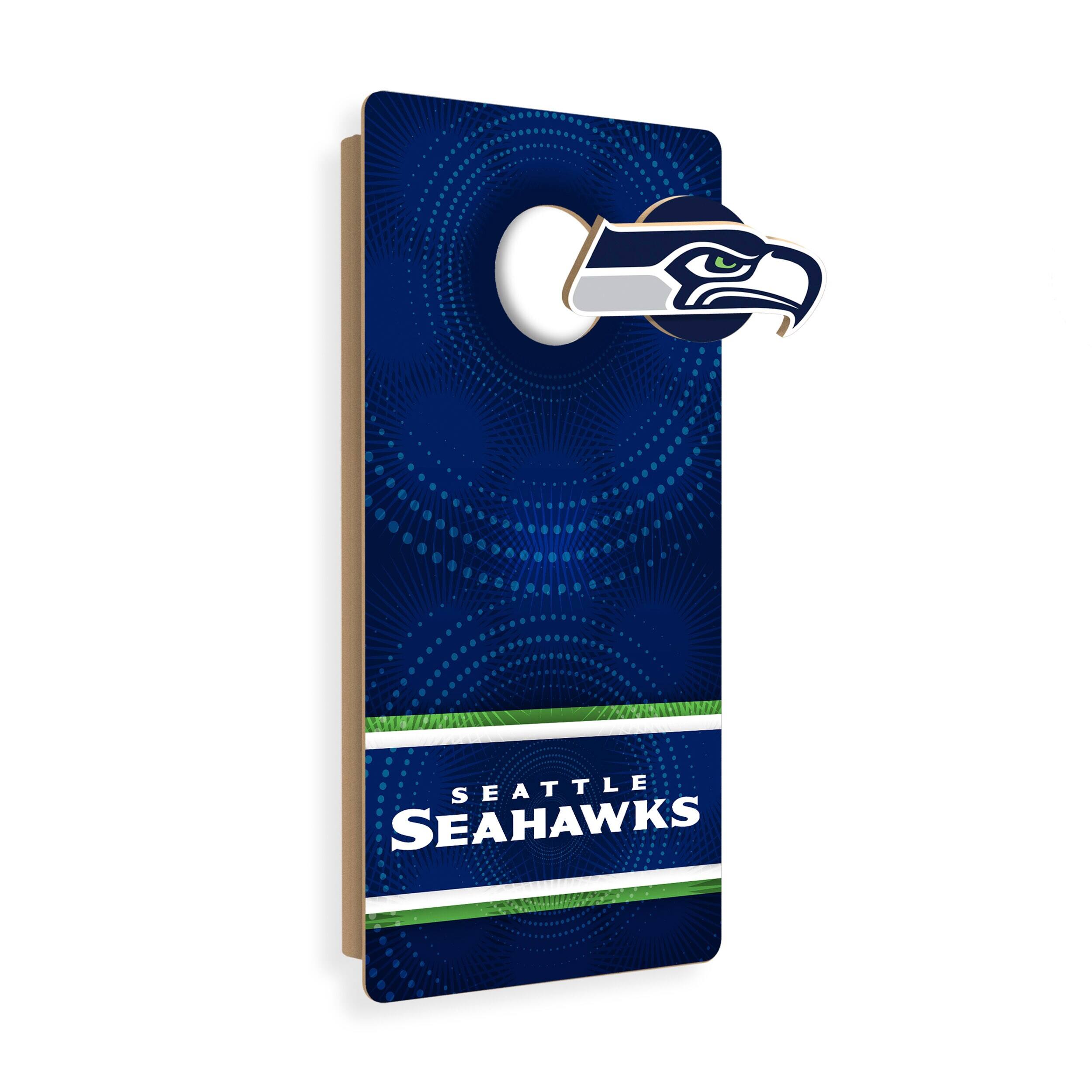 Seattle Seahawks Wall Hanging Cornhole Board