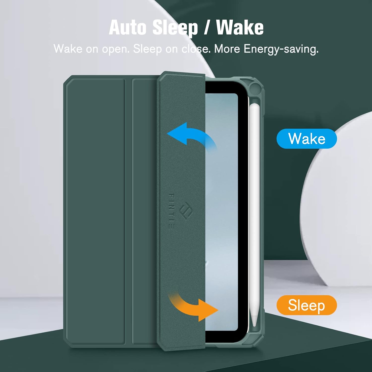 Auto Sleep / Wake  
Wake on open. Sleep on close. More Energy-saving.
