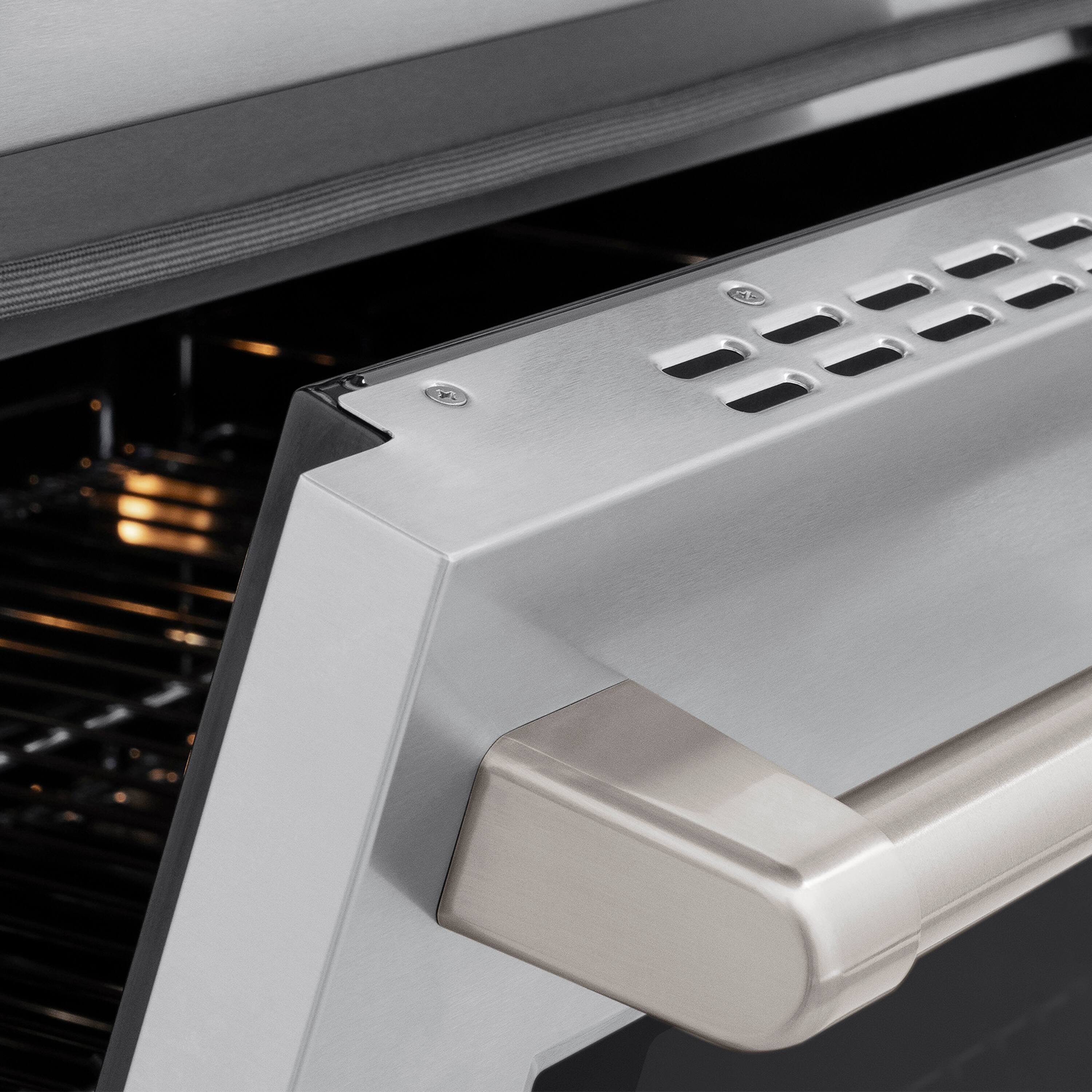 Alt View 8. ZLINE - 24 in. 3.2 cu. ft. Paramount Freestanding Induction Range with 3 Burners and Electric Oven in Stainless Steel - Stainless Steel.