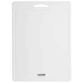 Martha Stewart - Everyday Fayer Polypropylene 18in x 13in Cutting Board - White