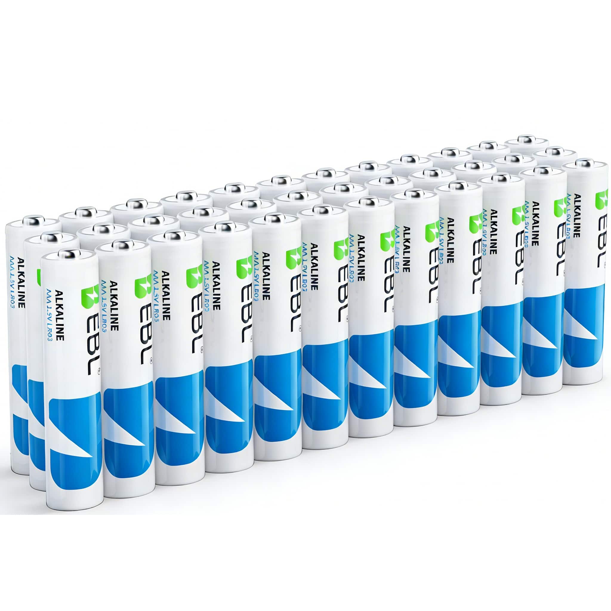 EBL - Ultra High Capacity Energy AAA Batteries 1.5V Triple A Alkaline Battery 10 Years Shelf Life 0 Leakage Safe No Hg No Cd.