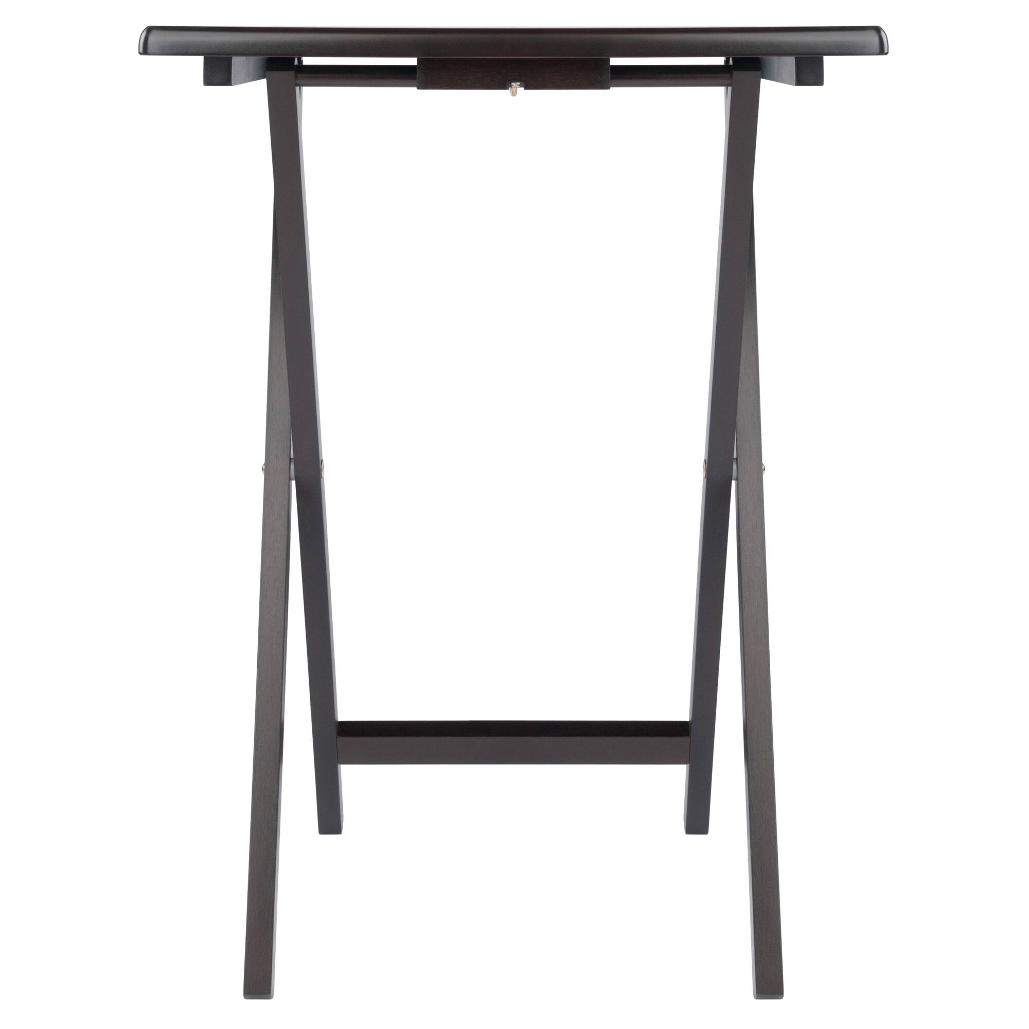 Alt View 7. Winsome Wood - Allen 5-Pc Snack Table Set - Coffee.