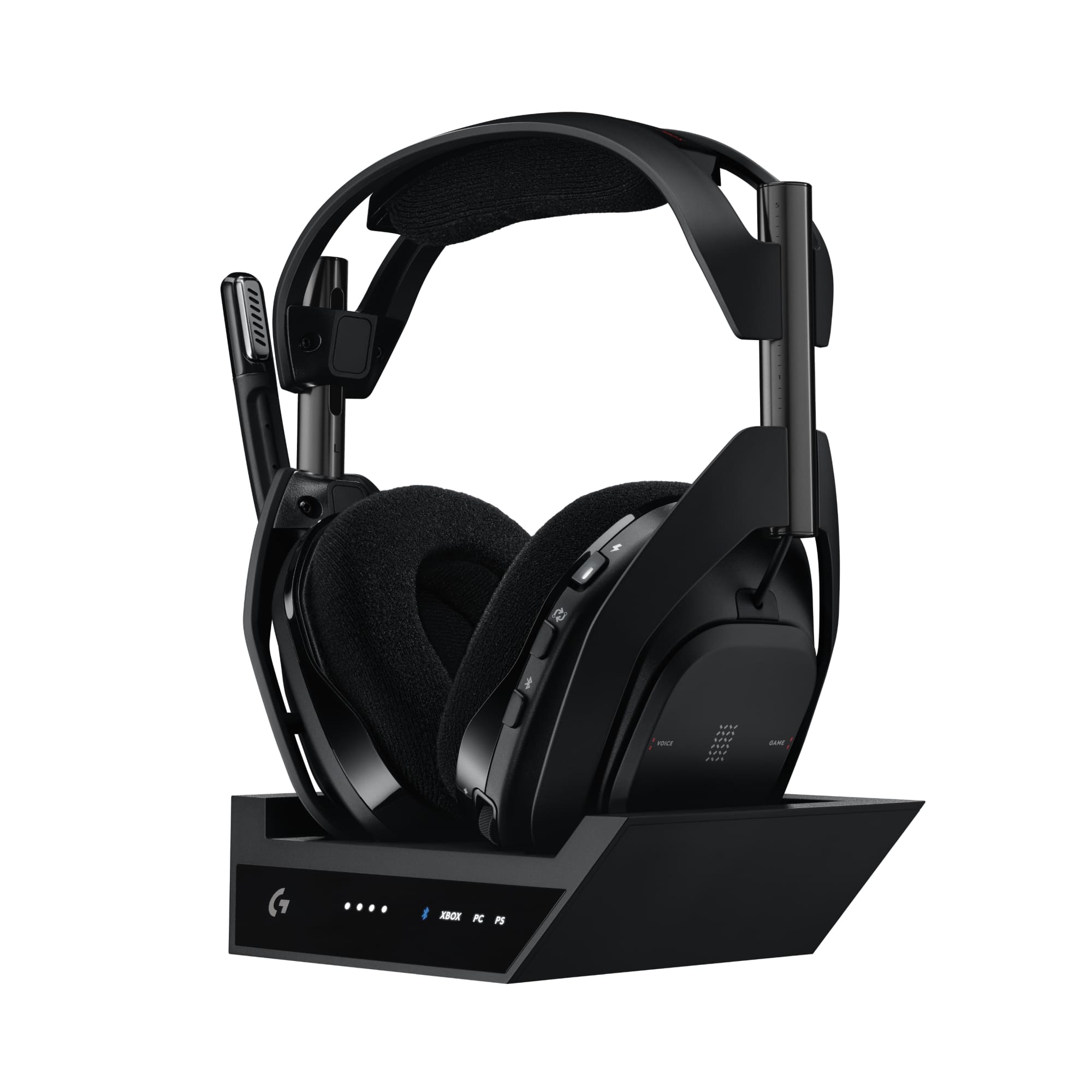 Logitech - Astro A50 X LIGHTSPEED Wireless w/ PLAYSYNC Over-the-Ear Gaming Headset + Base Station for Xbox Series X|S, PS5, PC/MAC - Black