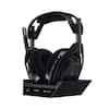 Front. Logitech - Astro A50 X LIGHTSPEED Wireless with PLAYSYNC Gaming Headset + Base Station for Xbox Series X|S, PS5, PC/MAC - Black.