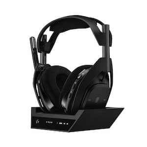 Logitech - Astro A50 X LIGHTSPEED Wireless w/ PLAYSYNC Over-the-Ear Gaming Headset + Base Station for Xbox Series X|S, PS5, PC/MAC - Black