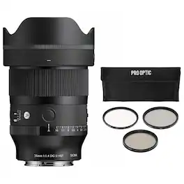 Bundle - SIGMA 35MM F1.4 DG II ART LENS SONBUN B