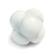 Front. GSE Games & Sports Expert - Reaction Ball, Field Training Ball, Agility Trainer for Baseball, Rubber Reaction Bounce Balls(White) - WHITE.