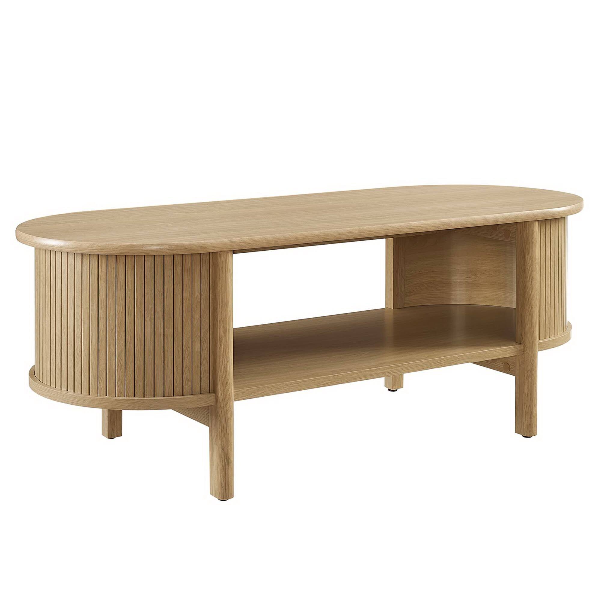Angle. Modway - Cadence Coffee Table by Modway - Oak.