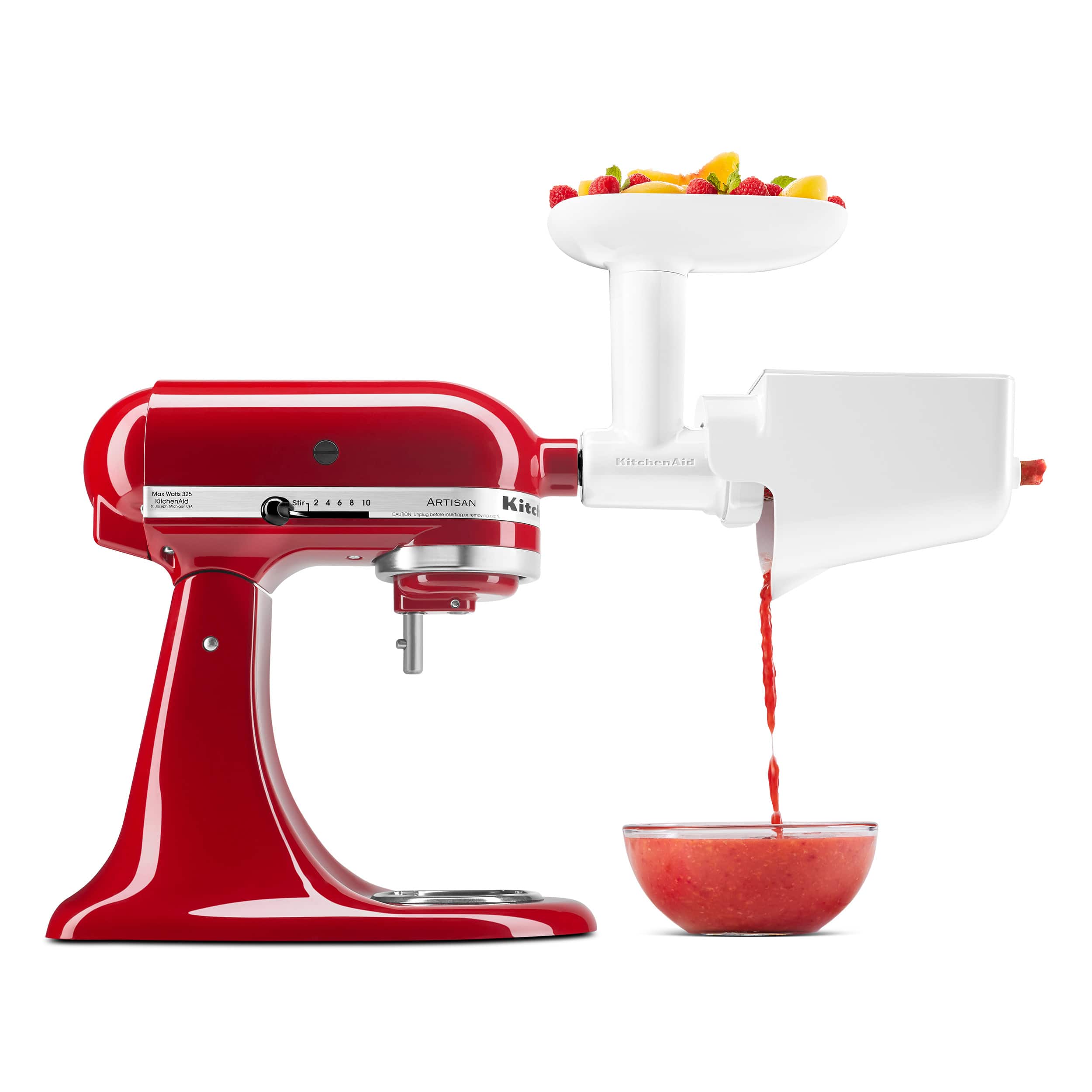 Front. KitchenAid - KitchenAid Fruit and Vegetable Strainer - KSMFVSP - White.