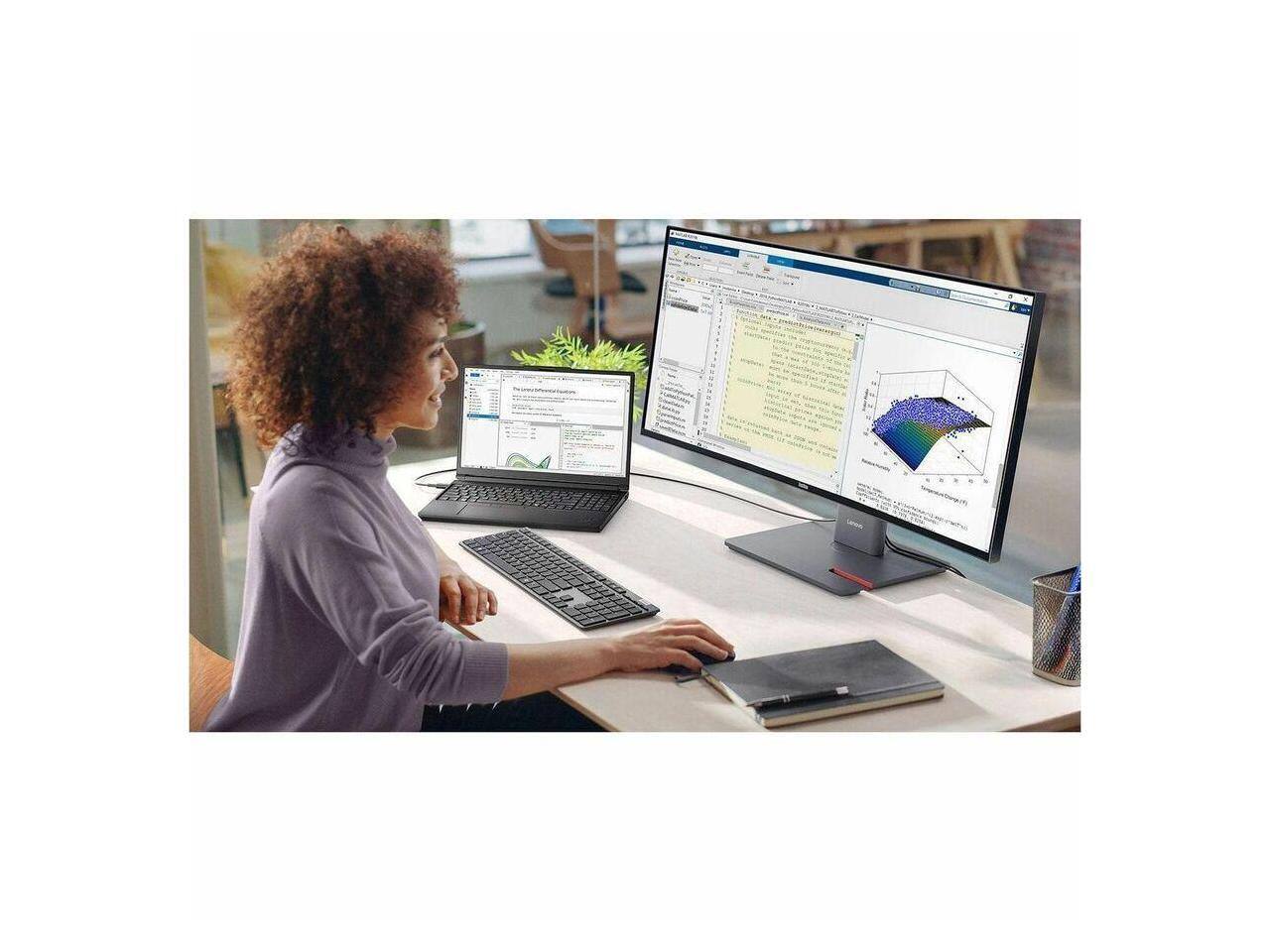 Alt View 6. Lenovo - Lenovo ThinkPad P16 Gen 3 21RQ000YUS 16" Mobile Workstation - WUXGA - Intel Core Ultra 9 285HX - vPro Technology - 32 GB - Black.