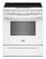 Front. Whirlpool - 30 in. Wide 5 element 5.3 cu. ft. Slide-In Electric Range with No Preheat and Slow Cook Modes - White.