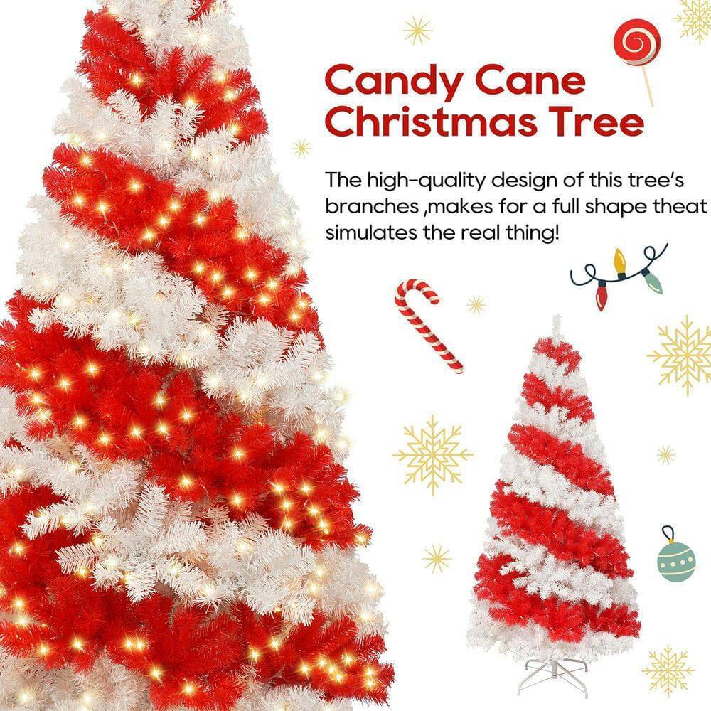 Candy Cane Christmas Tree

The high-quality design of this tree's branches makes for a full shape that simulates the real thing!