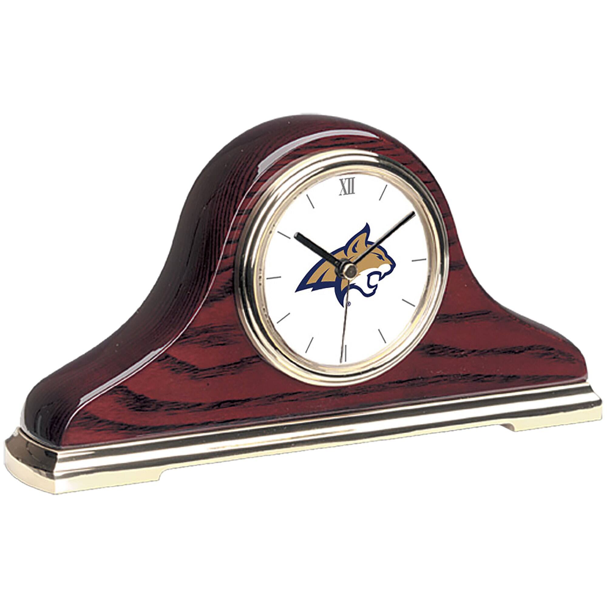 Front. Jardine - Gold Montana State Bobcats Mantle Clock - Gold.