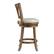 Left. OSP Home Furnishings - Miller Swivel Counter Stool - Cream/Medium Oak.