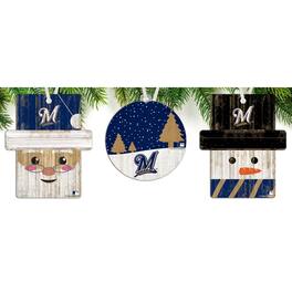 Fan Creations - 3-Pack Ornament Set - Multicolor