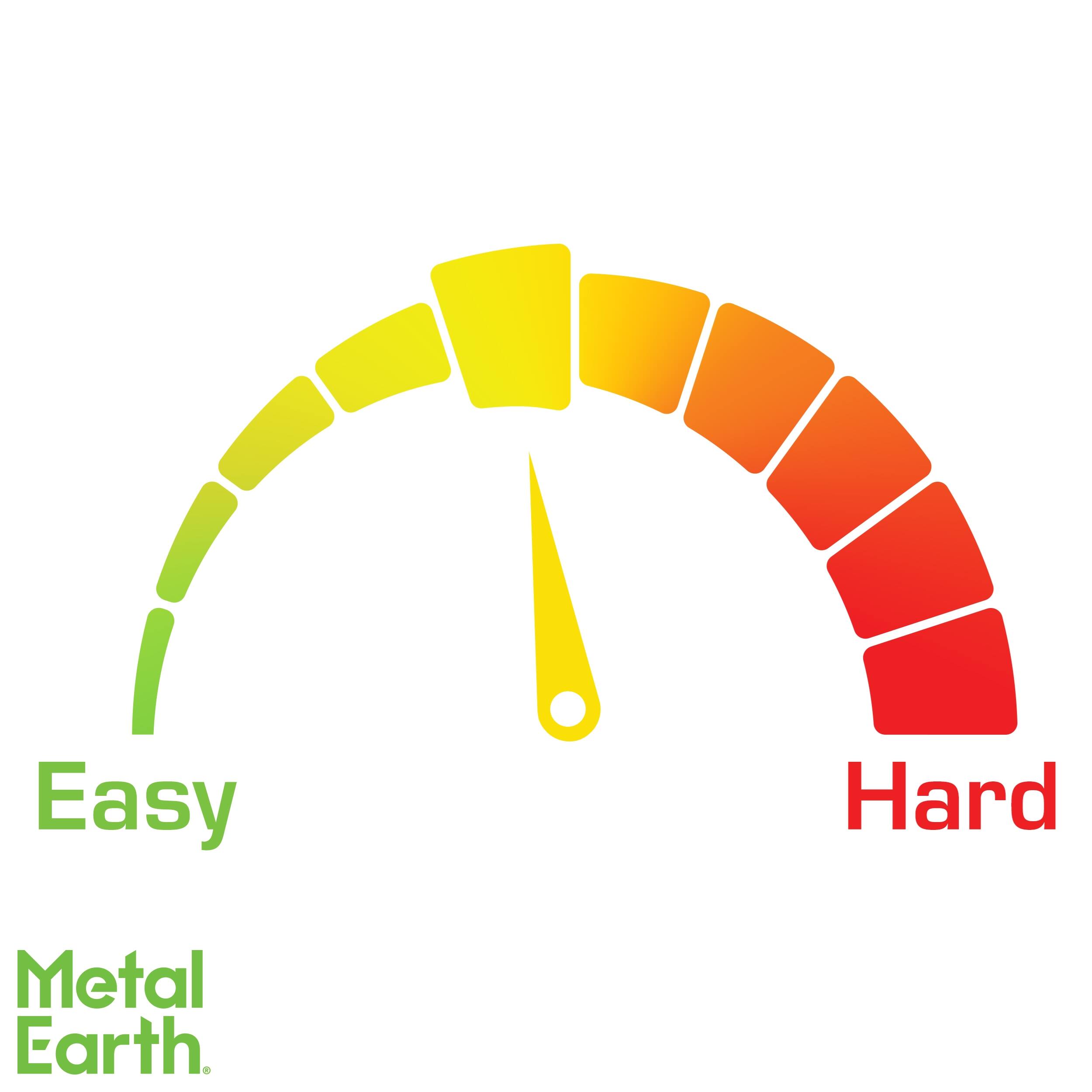 Easy  
Metal Earth  
Hard