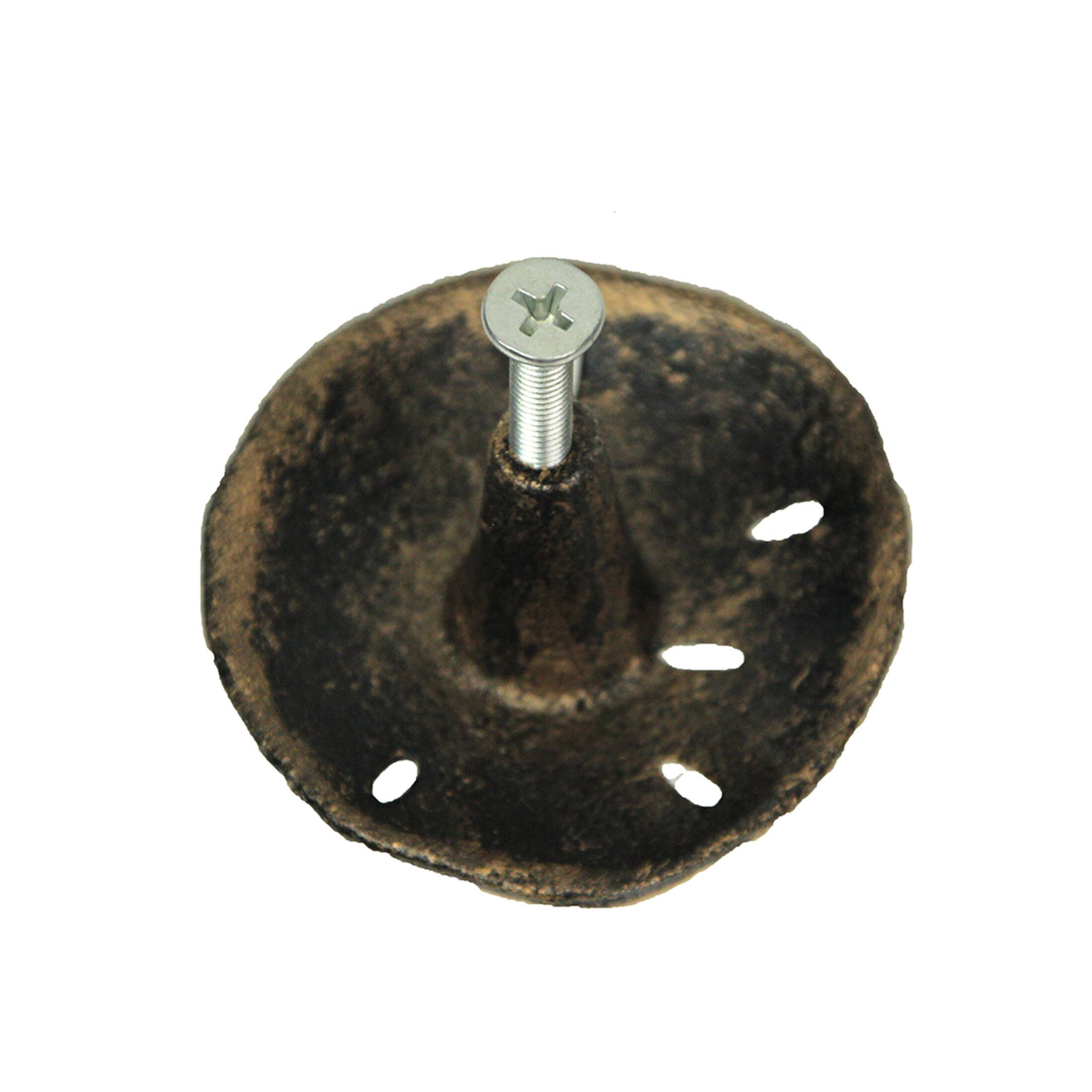 Alt View 2. Zeckos - Gold Sand Dollar Drawer Pulls - 6-Piece Coastal Cabinet Knobs - Gold.