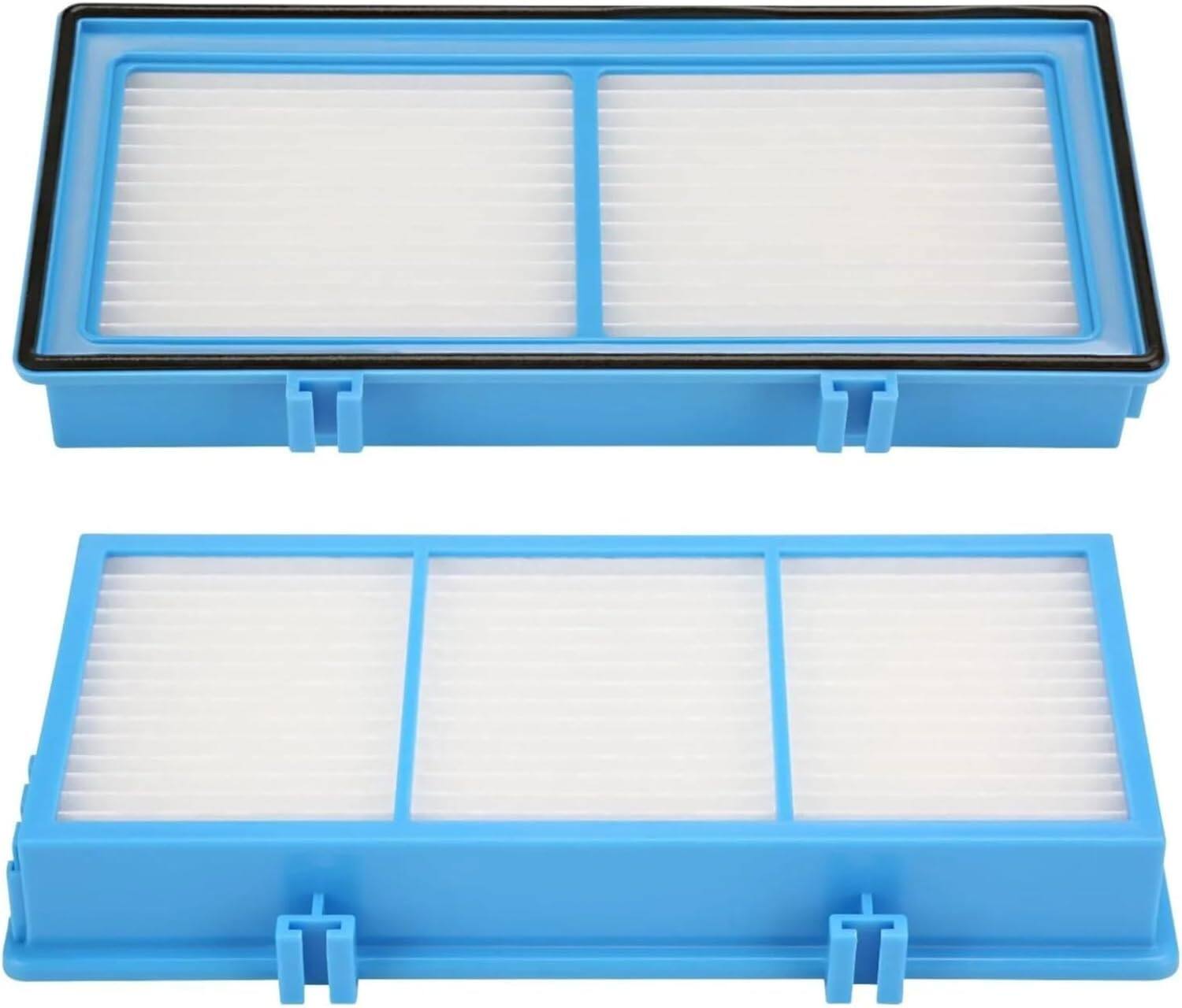 Angle. Nispira - Nispira HEPA Filter Charcoal Booster Pre Filter for Holmes AER1 Total Air Filter, HAPF30AT for Purifier HAP242-NUC - Blue/ White/ Black.