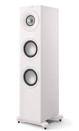 Front. KEF - Q7 Meta Floorstanding Speaker (Each) - White.