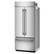 Alt View 11. KitchenAid - 20.8 Cu. Ft. Built-In French Door Bottom Mount Refrigerator - Stainless Steel with PrintShield Finish.