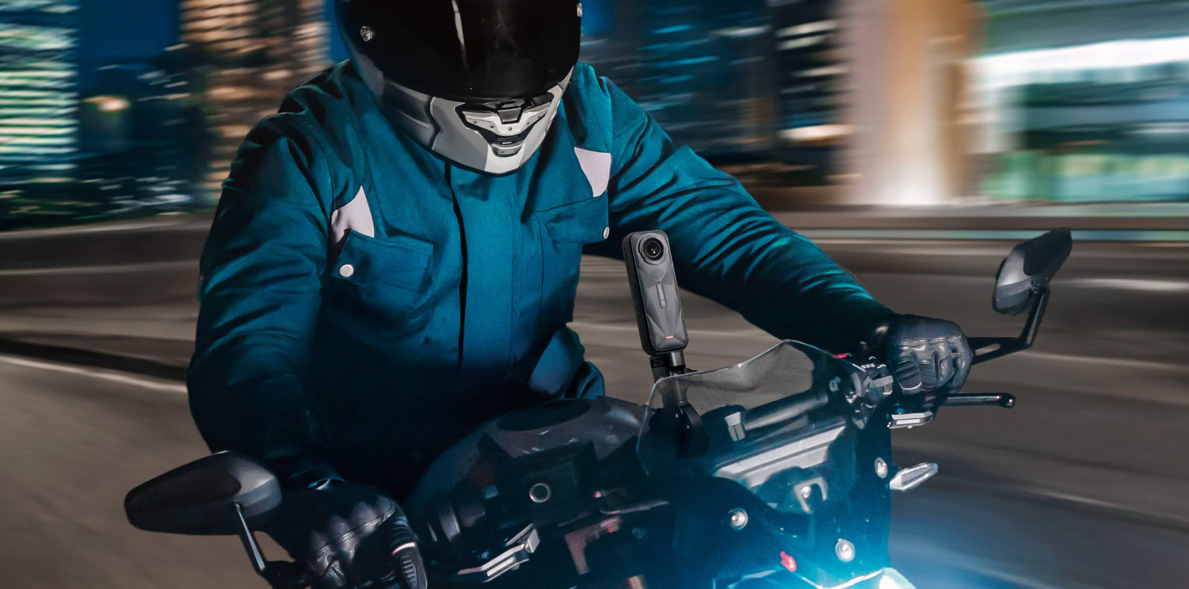 Alt View 4. Insta360 - X5 - 8K 360 Action Camera - Black.