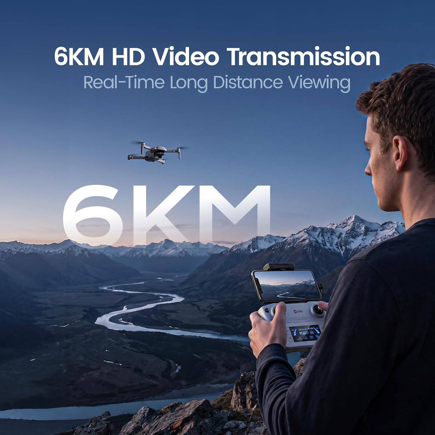 6KM HD Video Transmission  
Real-Time Long Distance Viewing