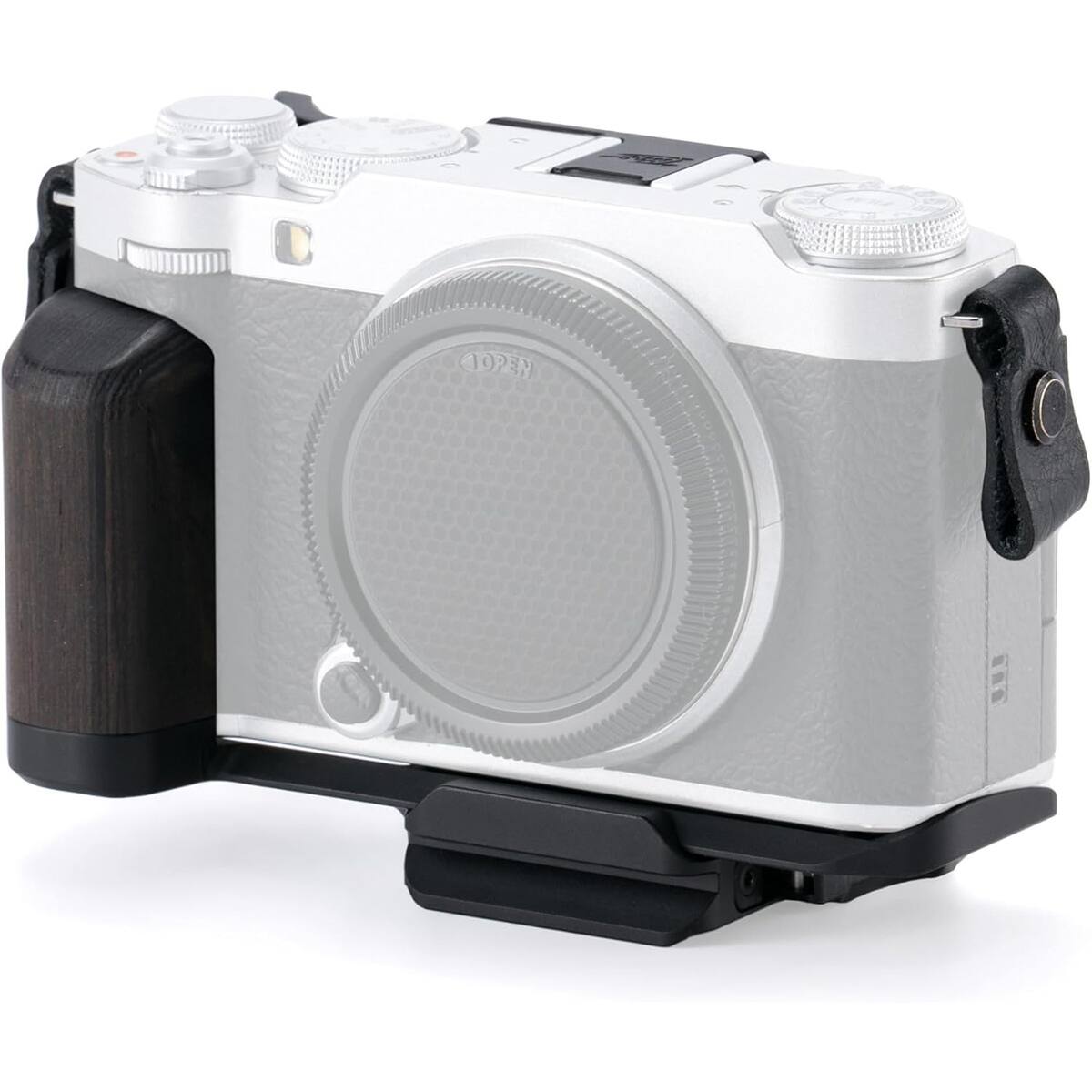 Front. Tilta - Tilta Vintage Cage Base Kit for Fujifilm X-E5 Camera, Black.