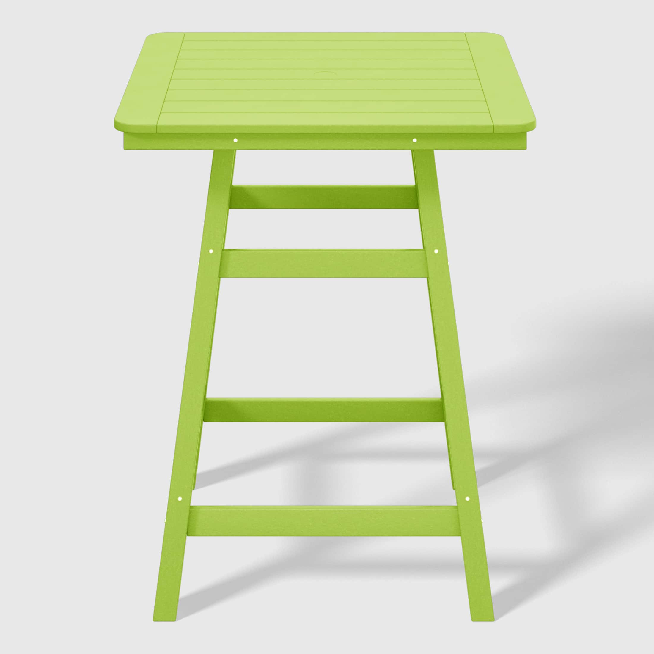 "WestinTrends - Malibu 30"" Square Outdoor Patio Counter High Bistro Bar Table With Umbrella Hole - Lime" price history on PriceWatchPro