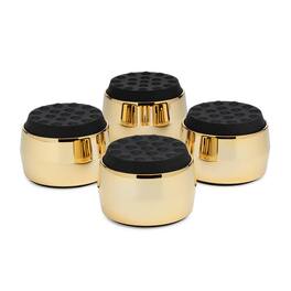 Knox - Gear Subwoofer Isolation Feet (4-pack, Black/Gold)