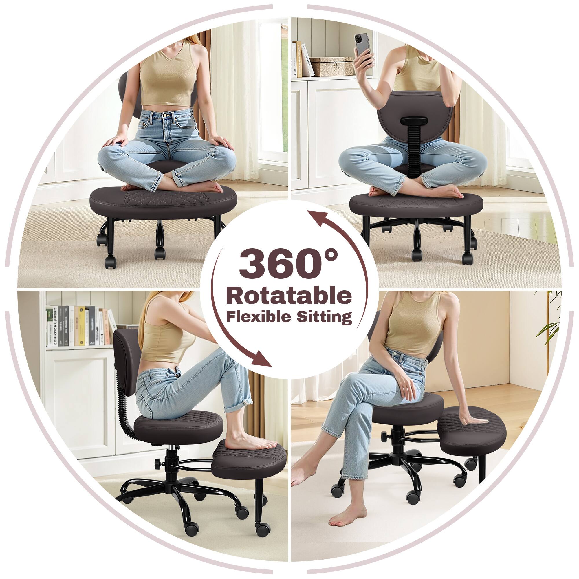 360° Rotatable Flexible Sitting